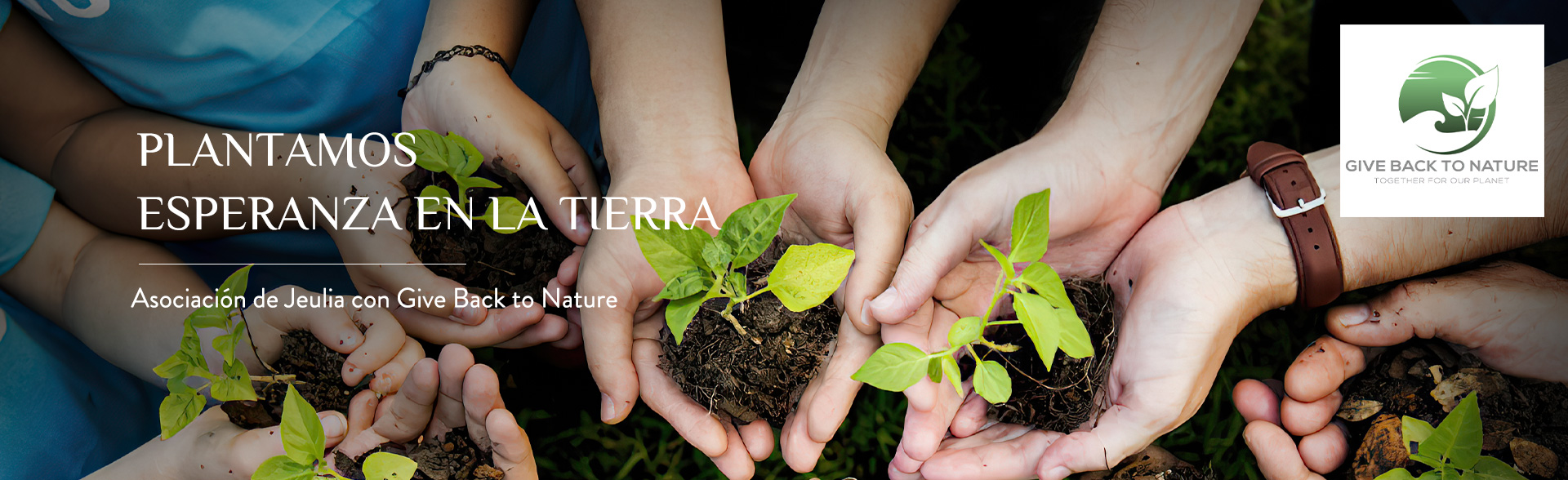 Jeulia's Partnership with Give Back to Nature
