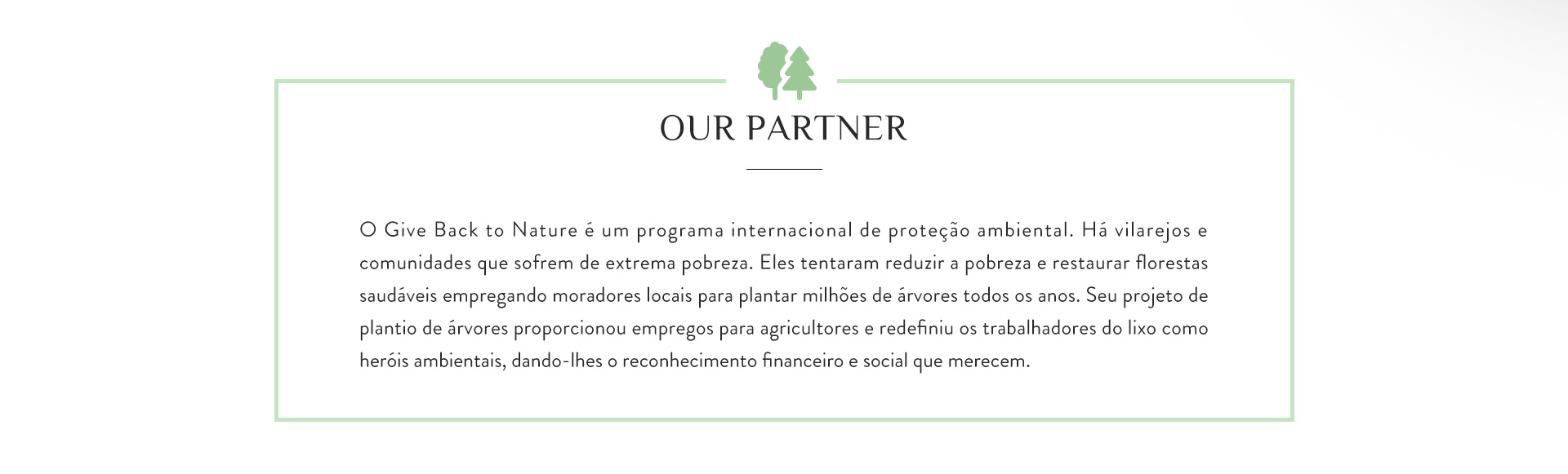 Jeulia's Partnership with Give Back to Nature