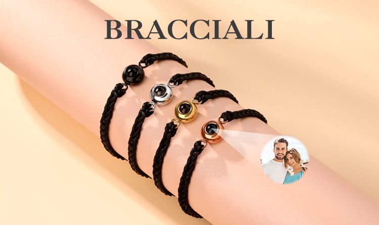 Bracciale Donna Oro Con Pietre Portafortuna - Gioiello Regolabile Per Donne E Ragazze - Foto 1