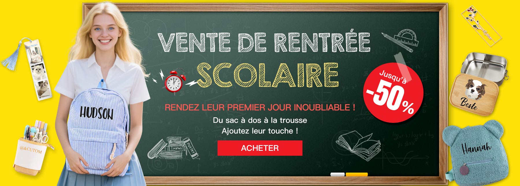 Vente de Rentrée Scolaire