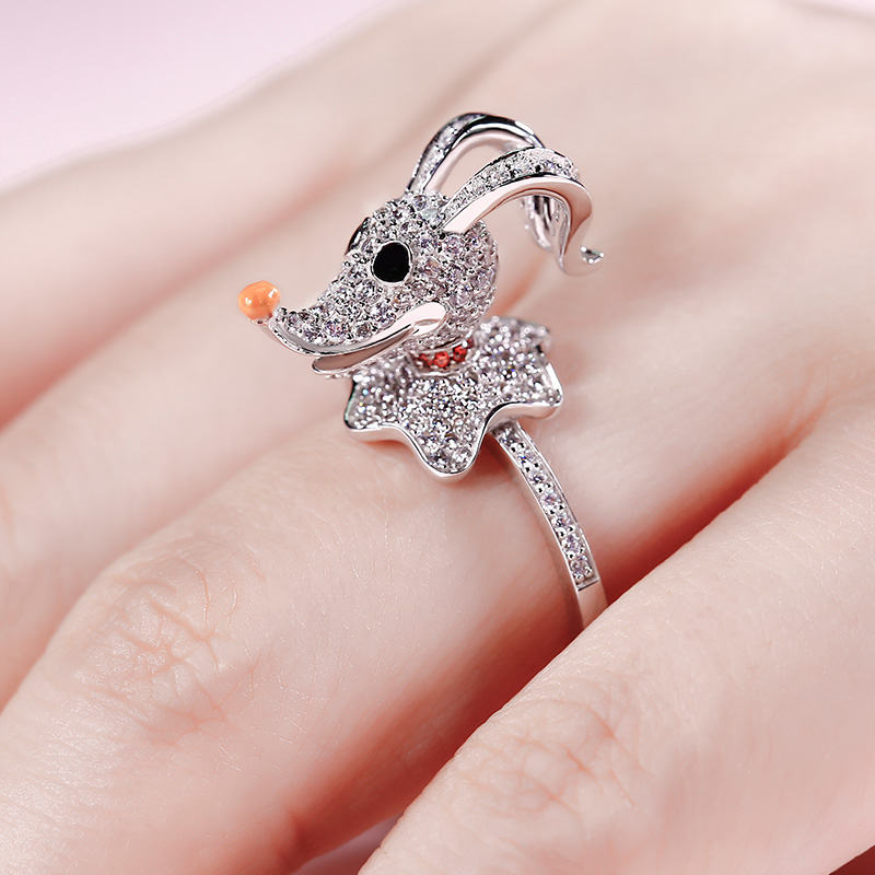 Jeulia Null Aus Dem Alptraum Vor Weihnachten Sterling Silber Ring Jeulia De