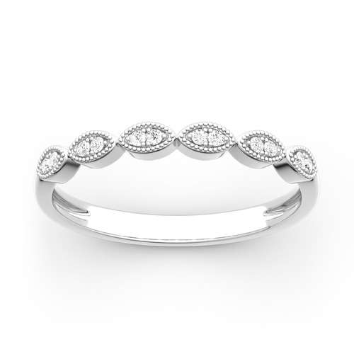 Jeulia Moissanite Milgrain Vintage Band