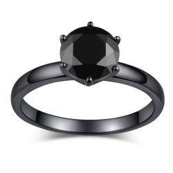 Fancy Black Engagement Rings, Engagement Rings for Women - Jeulia ...