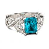 Milgrain Leaves Sterling Silver Ring