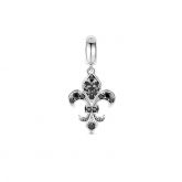 Fleur-de-lis Shape Pendant Pendant Sterling Silver