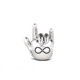 I Love You Gesture Hand Sterling Silver