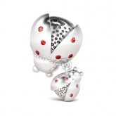 Cute Ladybird Charm Sterling Silver
