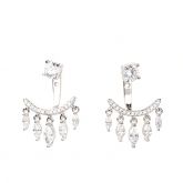 Jeulia Tassel Sterling Silver Ear Jackets