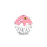 Cute Cupcake Charm Sterling Silver