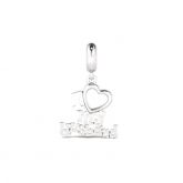 I Love My Husband Charm Sterling Silver