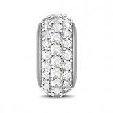 Pave Stones Stopper Sterling Silver