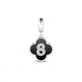 Number Eight Pendant Sterling Silver