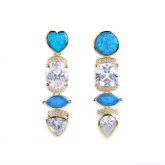 Jeulia Twinkle Twinkle Opal Earrings
