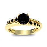Jeulia Journey Round Cut Sterling Silver Ring