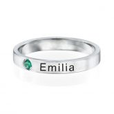 Stackable Name Ring