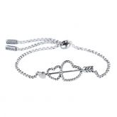 Arrow and Heart Bolo Bracelet