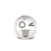 Smiling Face Charm Sterling Silver