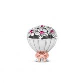 Bunch of Flowers Charm Sterling Silver