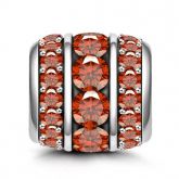 January Birthstone Charm Sterling Silver