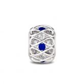 Infinity Stones Charm Sterling Silver