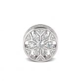 Snowflake Charm Sterling Silver