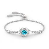 "Love is in the Air" Sterling Silver Bolo Bracelet