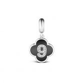 Number Nine Pendant Sterling Silver