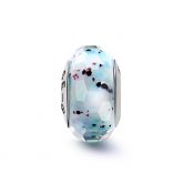Colorful Dots Faceted Glass Charm
