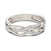 Intertwined Sterling Silver Women's Band