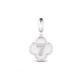 Number Seven Charm Sterling Silver