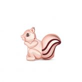 Lovely Squirrel Charm Sterling Silver