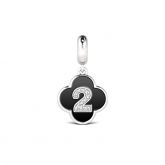 Number Two Pendant Sterling Silver