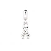Ribbon Charm Sterling Silver