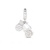 Bicycle Pendant Sterling Silver