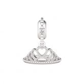 Crown Charm Sterling Silver