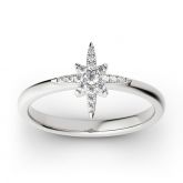 Stackable Star Sterling Silver Ring