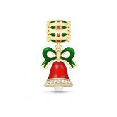 Cute Jingle Bell Pendant Sterling Silver