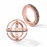 Jeulia Astronomical Sphere Sterling Silver Ring (With A Free Chain)
