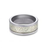 Jeulia Classic Titanium Steel Men's Band