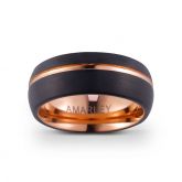 Two Tone Titanium Steel Men's Band