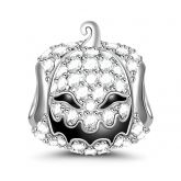 "Pumpkin for Halloween" Sterling Silver Charm