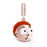 "My Life has been a Lie" Morty Smith Sterling Silver Dangle Charm