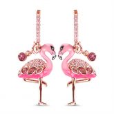 Flamingo Sterling Silver Earrings