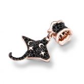 "Mobula Rays Flying" Mobula Sterling Silver Dangle Charm
