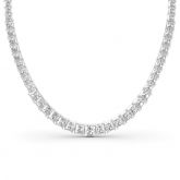 Gorgeous Sterling Silver Tennis Necklace