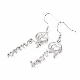 Jeulia Name Personalized Sterling Silver Earrings