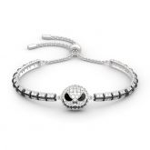 Jeulia The Nightmare Before Christmas Jack Skellington Sterling Silver Bracelet