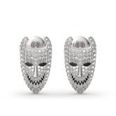 Jeulia Lock from The Nightmare Before Christmas Sterling Silver Earrings