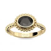 Jeulia Milgrain Oval Cut Sterling Silver Ring