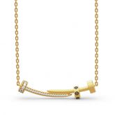 Jeulia Nails And Screw Sterling Silver Necklace